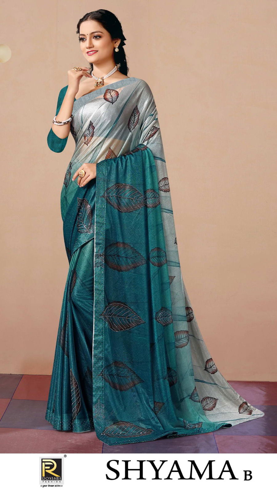 Ronisha Shyama Printed Party Wear Sarees Catalog
